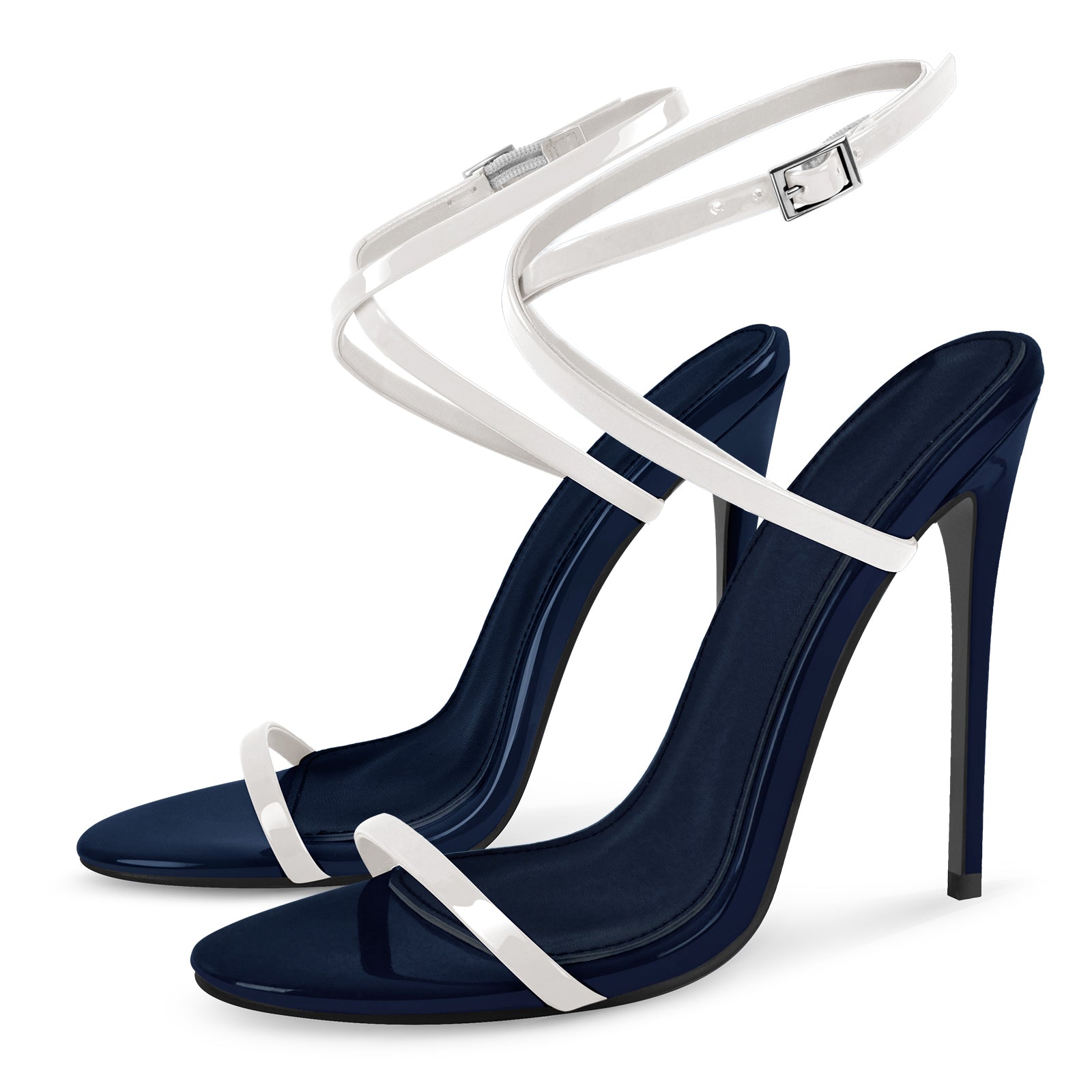 Round Toe Criss Cross Straps Sandals