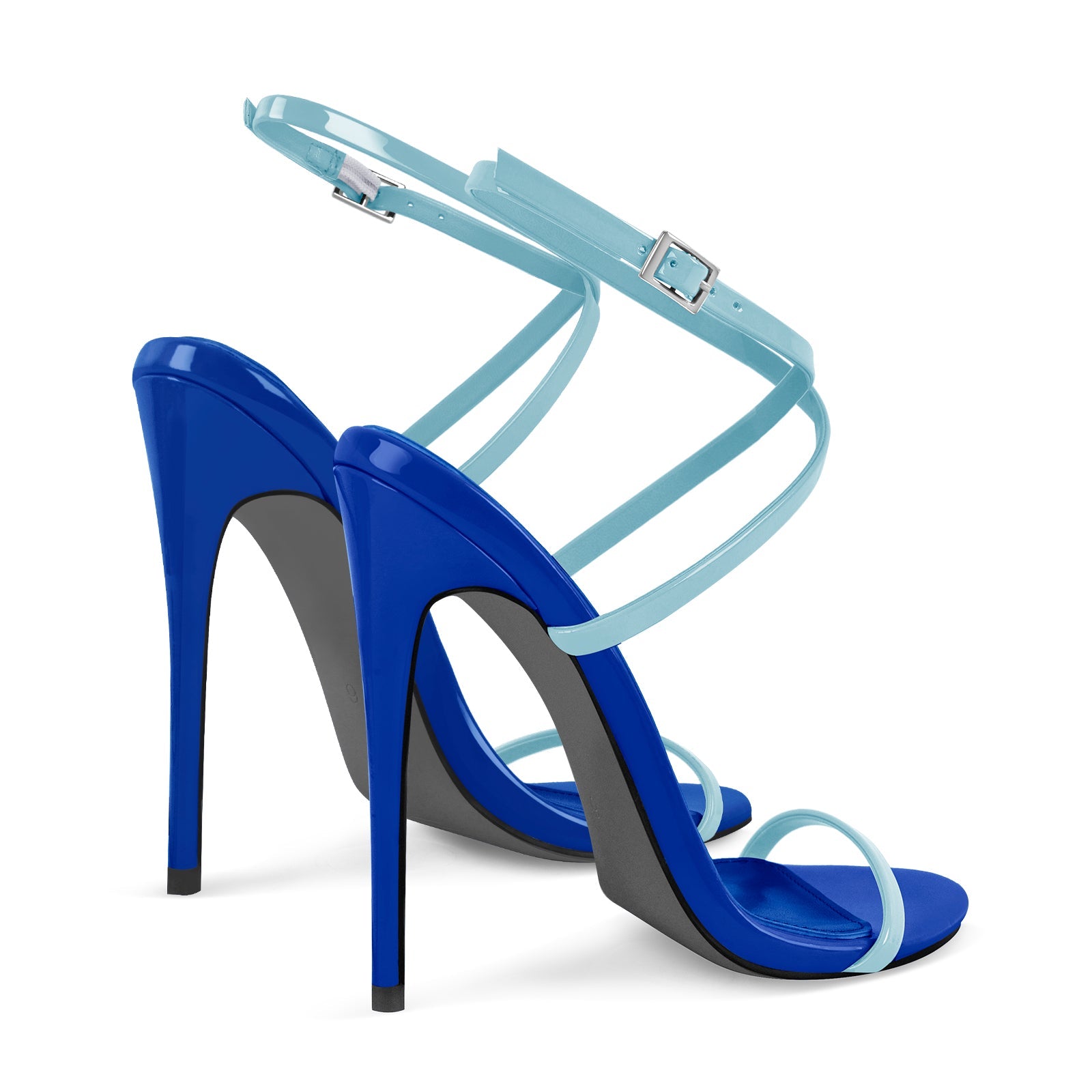 Round Toe Criss Cross Straps Sandals