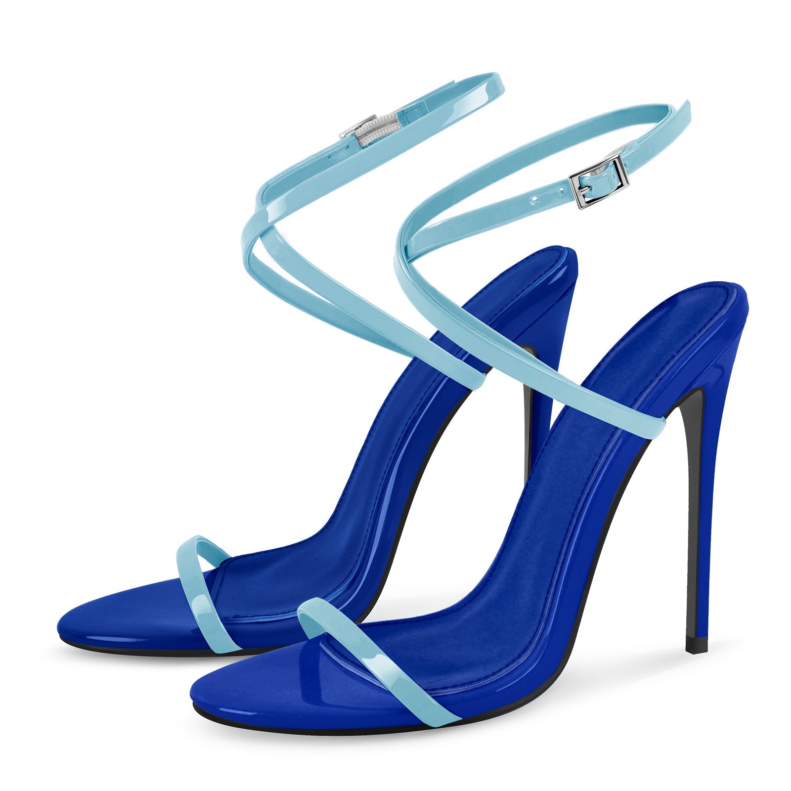 Round Toe Criss Cross Straps Sandals