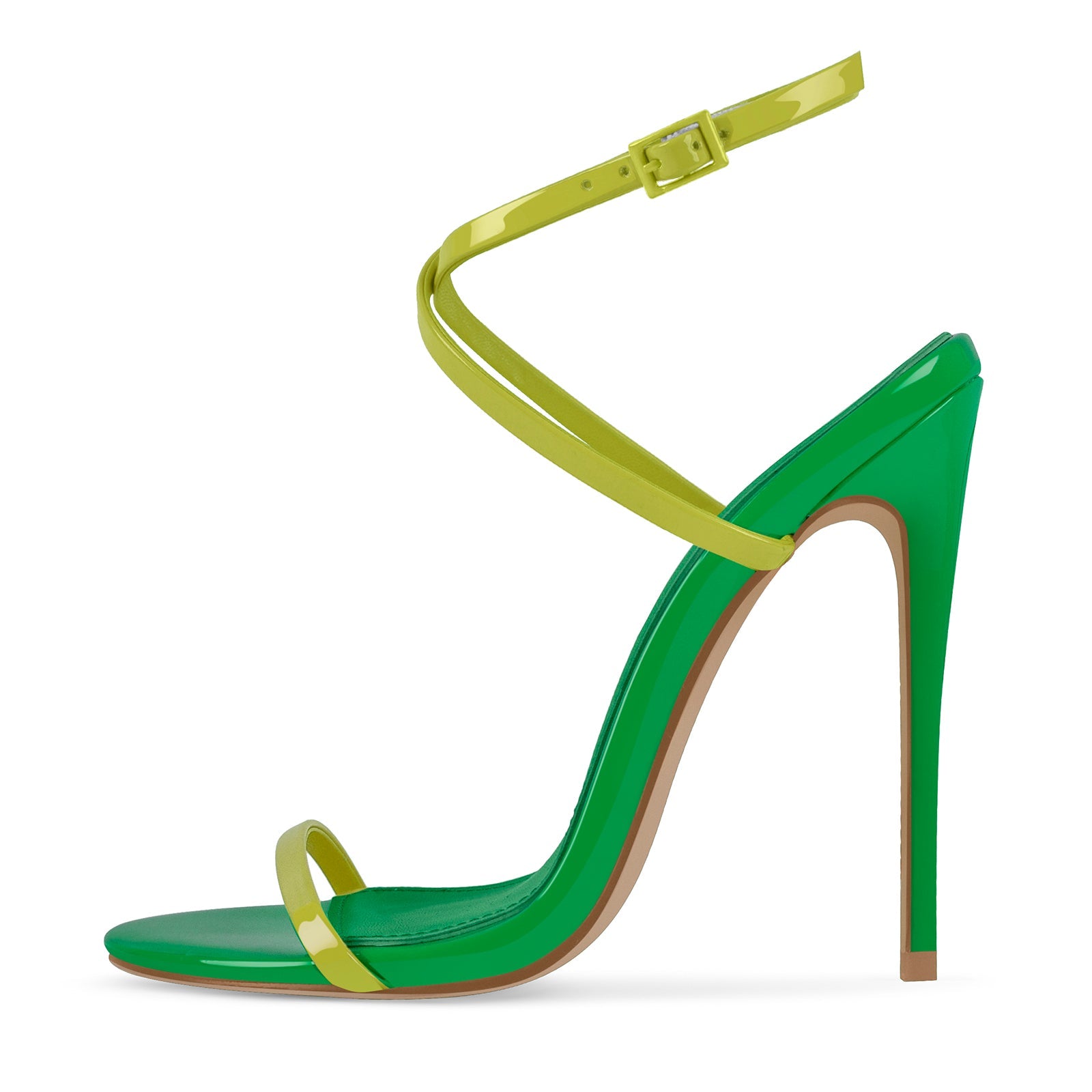 Round Toe Criss Cross Straps Sandals
